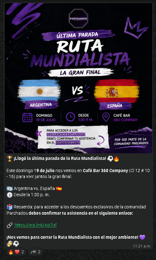Boletín WhatsApp